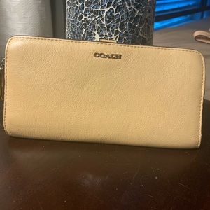Tan Coach Wallet